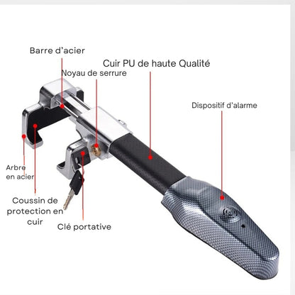 Car Security Cane Featuring Anti-Theft Alarm System