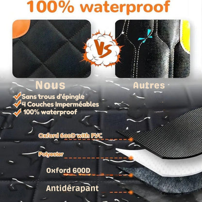 Waterproof Dog Rear Seat Protector Cover