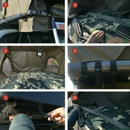Spacious Family Tent for Rooftop Camping