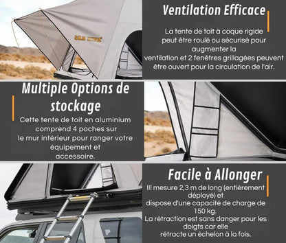 Sturdy Roof Tent for Enjoyable Camping Experience