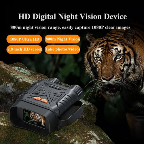 1080P Night Vision Goggles with 800m Range for Enhanced Viewing