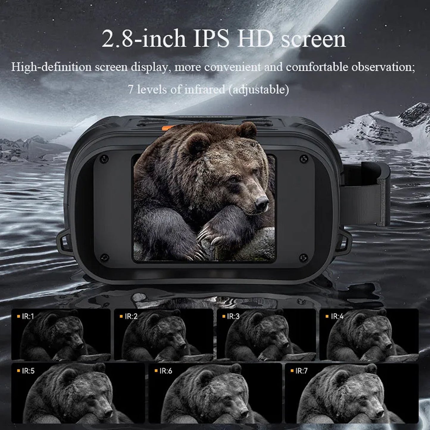 1080P Night Vision Goggles with 800m Range for Enhanced Viewing