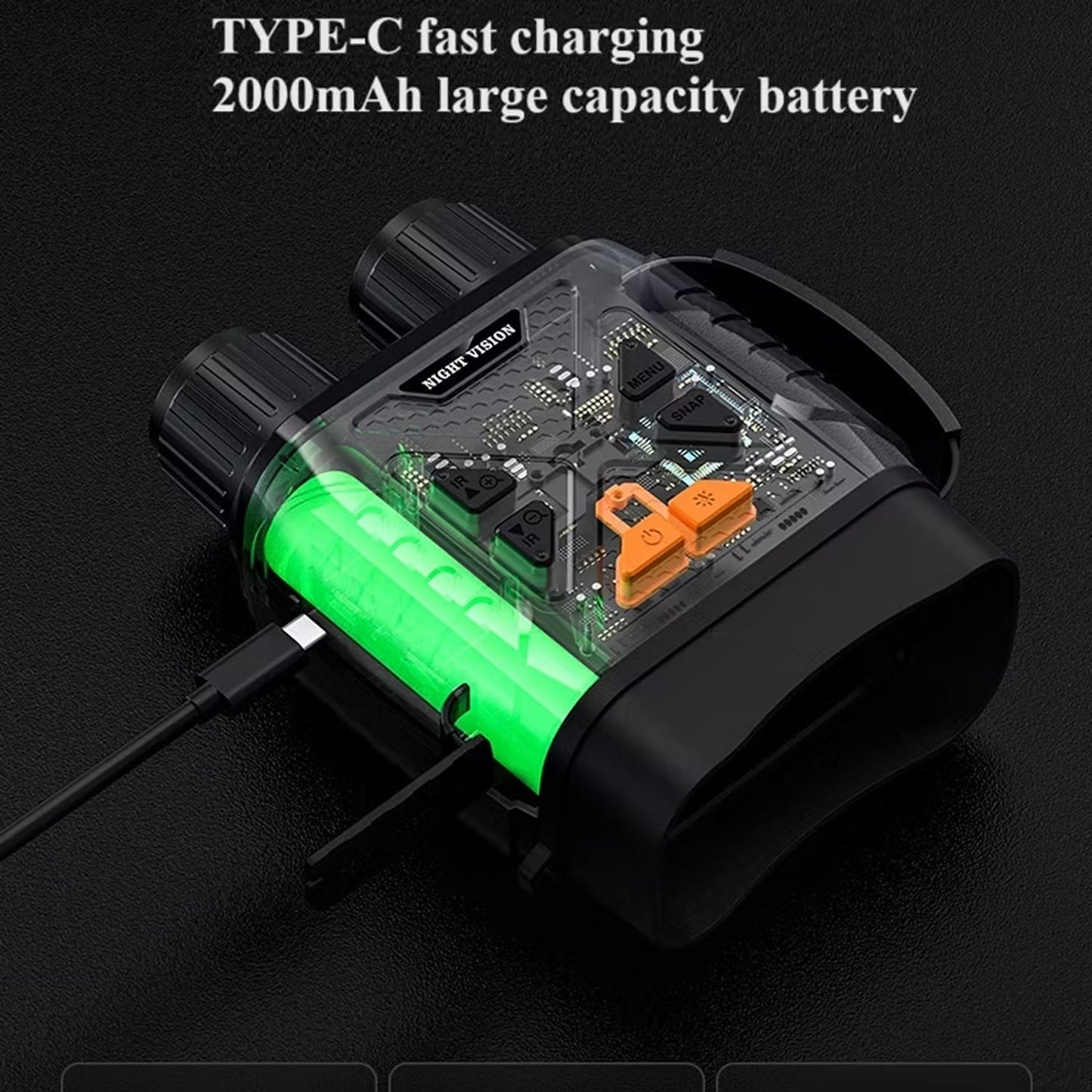 1080P Night Vision Goggles with 800m Range for Enhanced Viewing