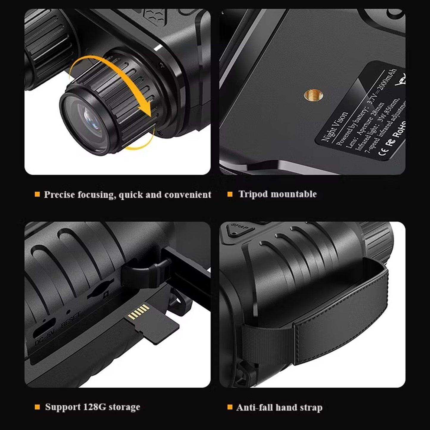 1080P Night Vision Goggles with 800m Range for Enhanced Viewing