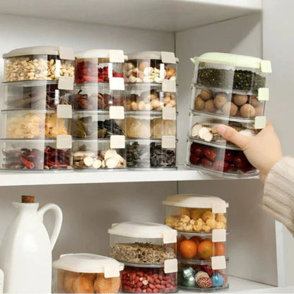 Spice Organizer Set - Stackable Multi-Layer Spice Container 2+3 Free