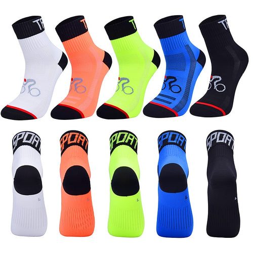 Dynamic Cycling Socks with Enhanced Arch Compression and Breathable Design