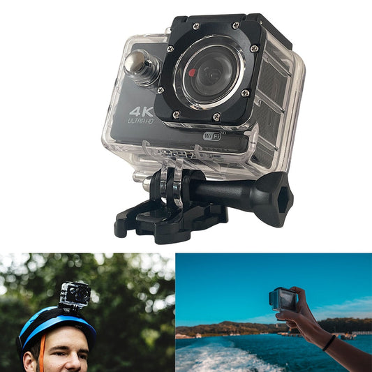 AdventureCam Pro - 4K Waterproof Action Camera with Mount