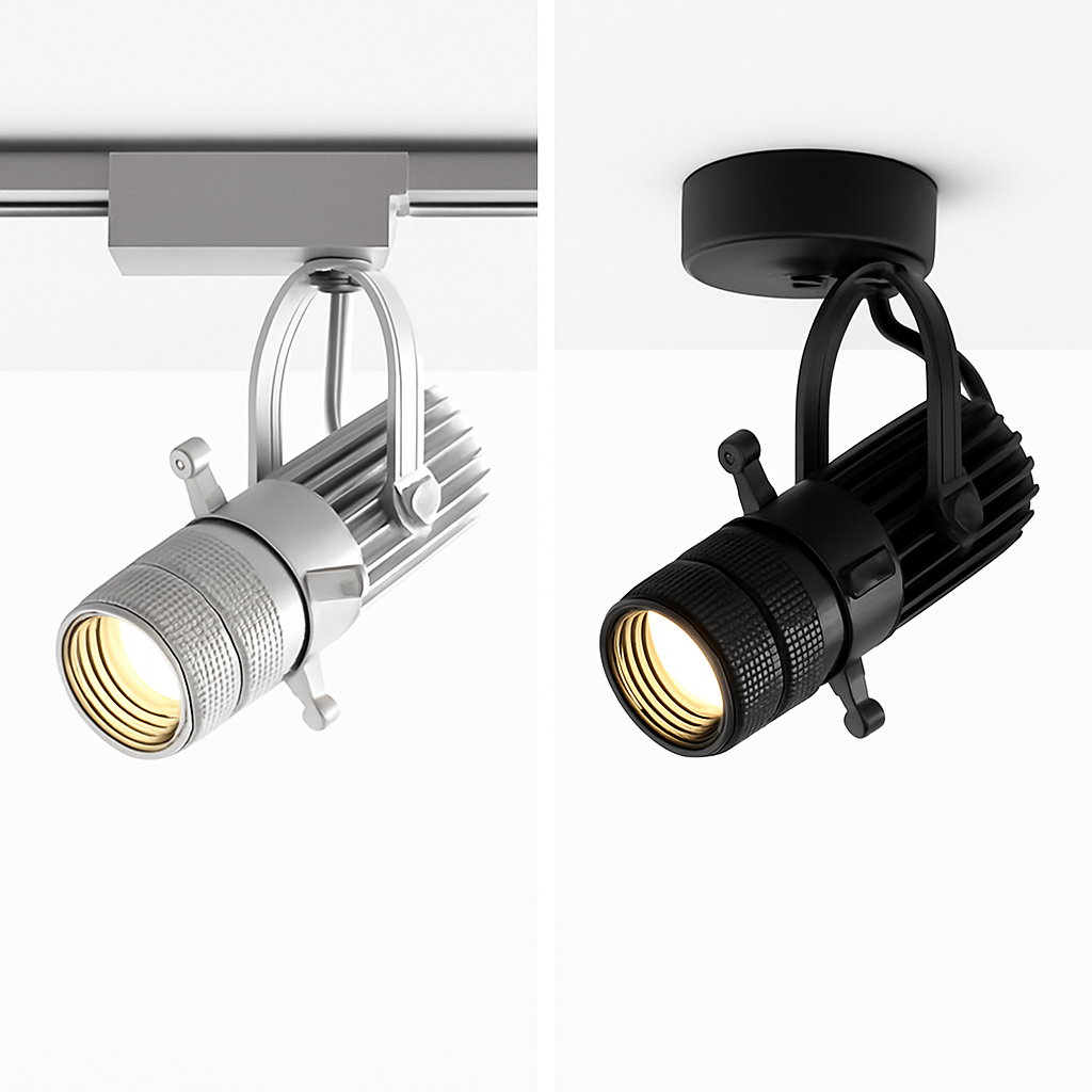 Adjustable LED Spotlight with Flexible Aperture
