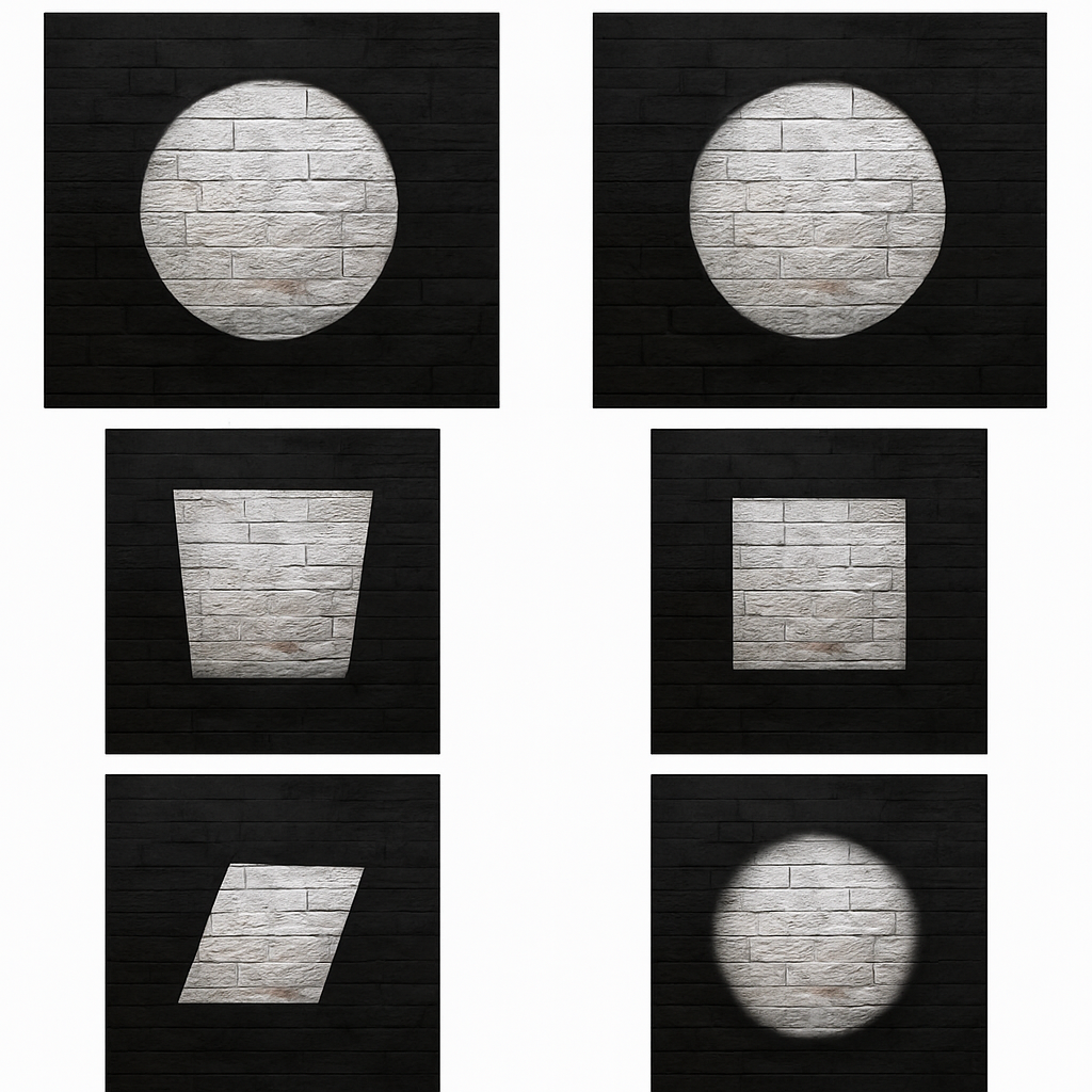 Adjustable LED Spotlight with Flexible Aperture