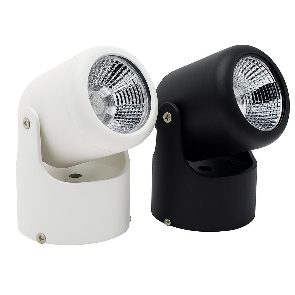 Directional LED Spotlight (black or white)