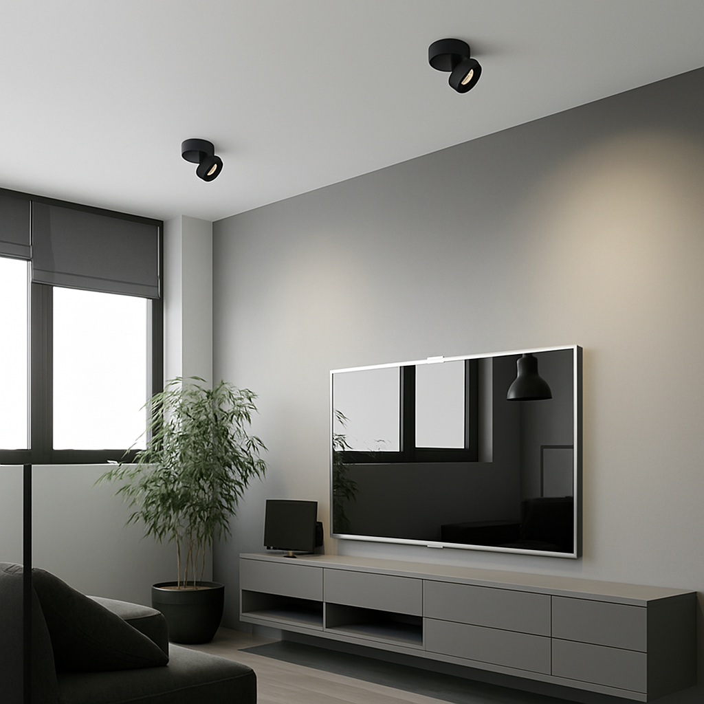 Round Adjustable LED Spotlight for Design Lighting