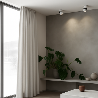 Round Adjustable LED Spotlight for Design Lighting