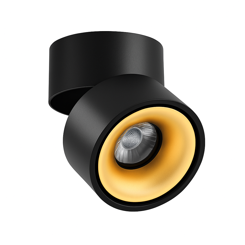 Round Adjustable LED Spotlight for Design Lighting