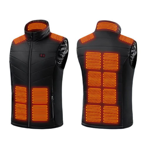 Men's Heated Jacket – Electric Warm Vest for Outdoor Activities
