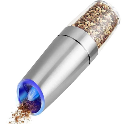 Automatic Electric Salt and Pepper Grinder with Gravity Sensor - 50% Off