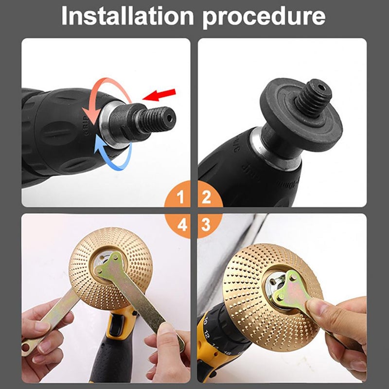 Drill Adapter for 6/10 mm Angle Grinder