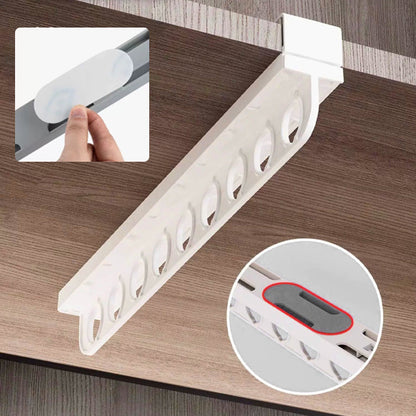 Expandable Closet Organizer with Pull-Out Function