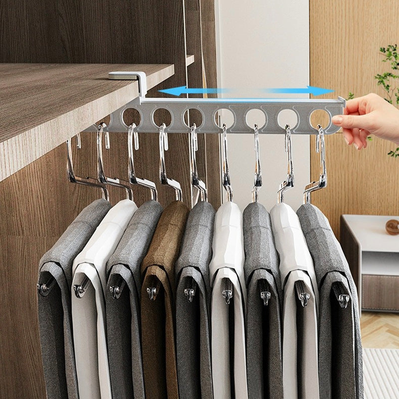 Expandable Closet Organizer with Pull-Out Function