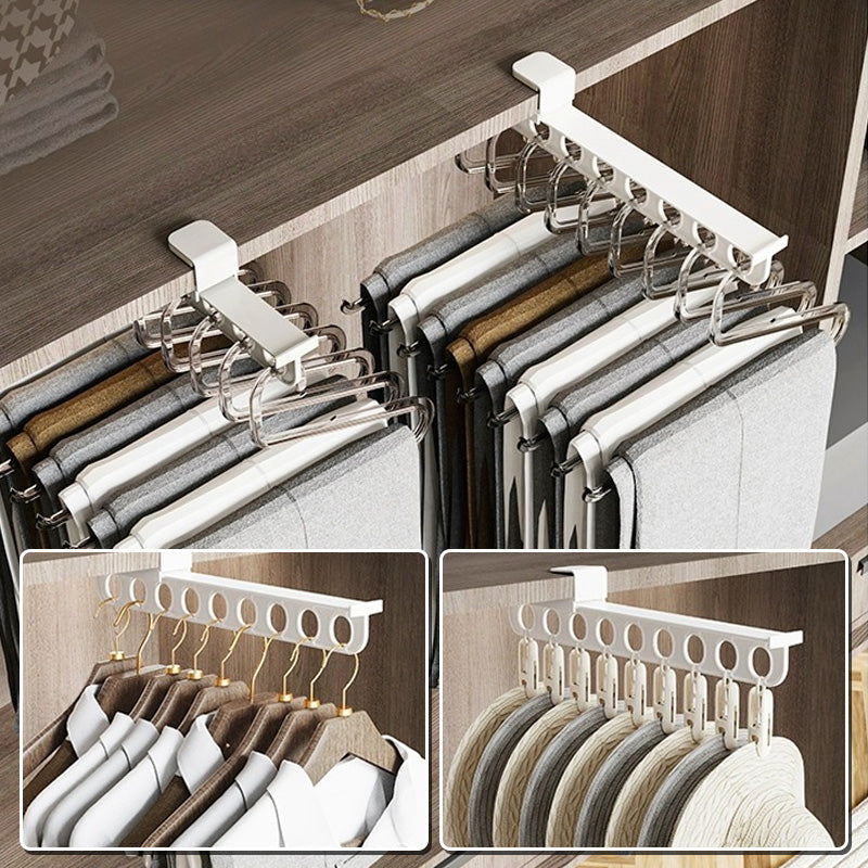 Expandable Closet Organizer with Pull-Out Function