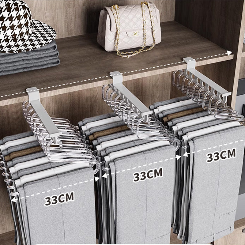 Expandable Closet Organizer with Pull-Out Function