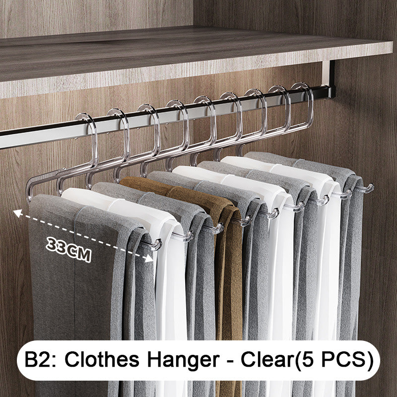 Expandable Closet Organizer with Pull-Out Function