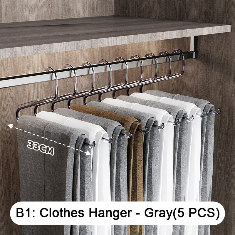 Expandable Closet Organizer with Pull-Out Function