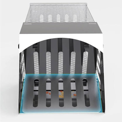Continuous Mouse Trap for Single Door with Rat Hole Design