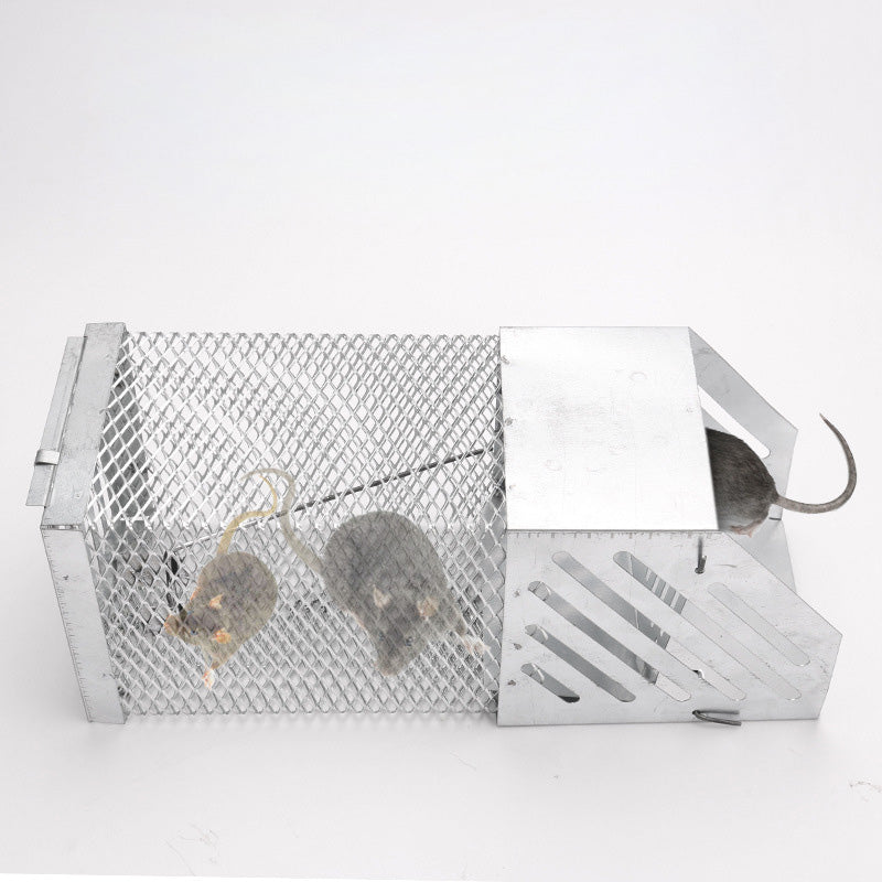 Continuous Mouse Trap for Single Door with Rat Hole Design