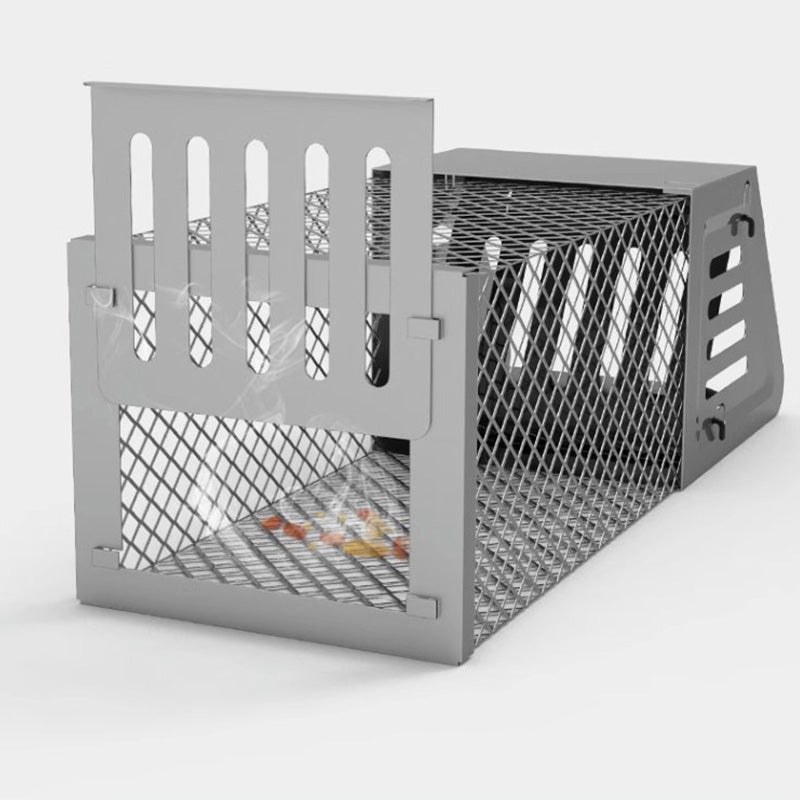 Continuous Mouse Trap for Single Door with Rat Hole Design