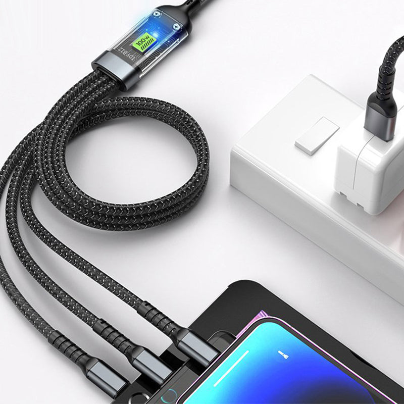 Luminous 3-in-1 Rapid Charge Cable for All Devices