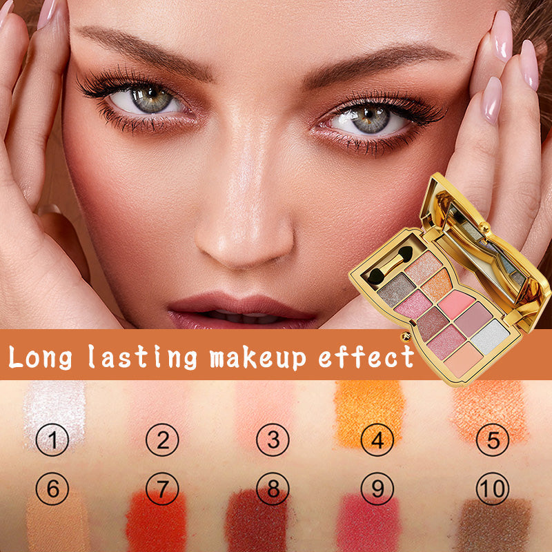 Glimmering Eyeshadow Collection | 10 Vibrant Shades