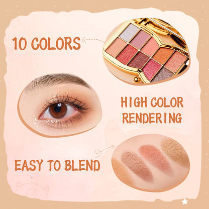 Glimmering Eyeshadow Collection | 10 Vibrant Shades
