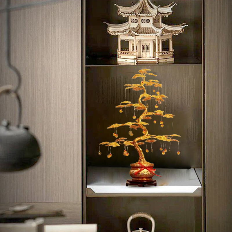 Elegant Prosperity Tree Ornament for Home and Office