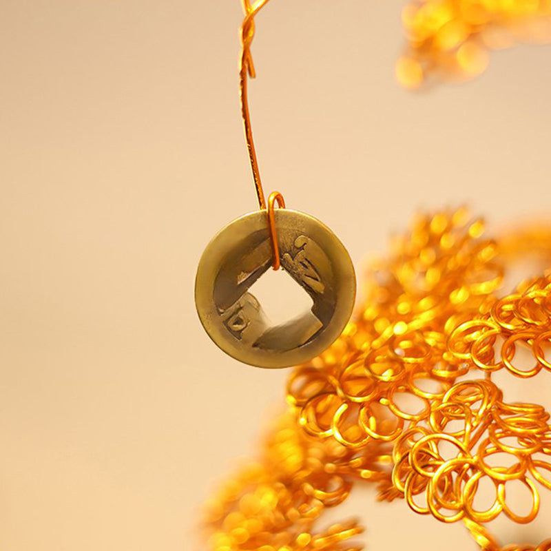 Elegant Prosperity Tree Ornament for Home and Office