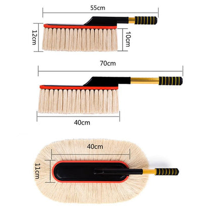Telescopic Handle Car Duster - Efficient Cleaning - Space-Saving Design