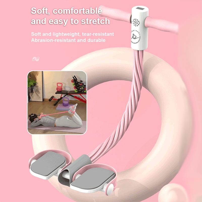 Sit-Up Resistance Bands with Foot Pedal – Last Day Discount