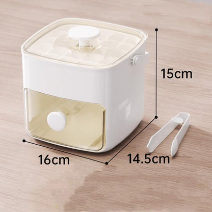 50% OFF | Ice Cube Mold Set with Lid and Container for Easy Pressing