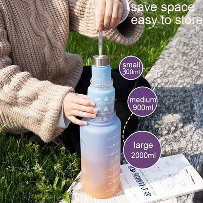3-in-1 Inspirational Water Bottle