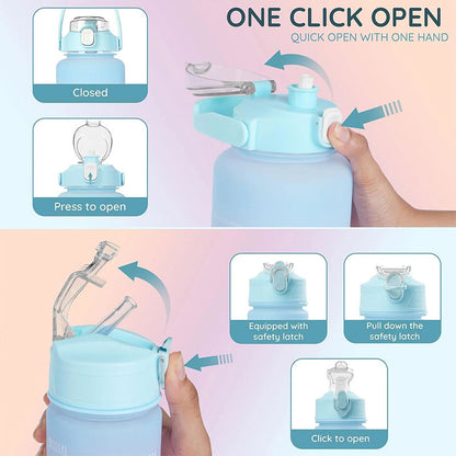 3-in-1 Inspirational Water Bottle