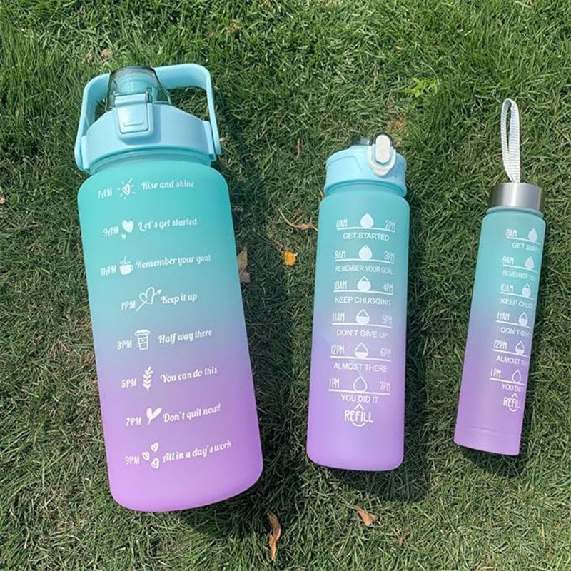 3-in-1 Inspirational Water Bottle
