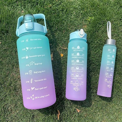 3-in-1 Inspirational Water Bottle