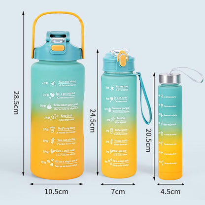3-in-1 Inspirational Water Bottle