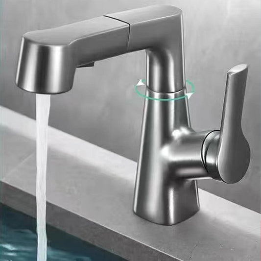 Single-Hole Sink Faucet with Pull-Out Spray Head