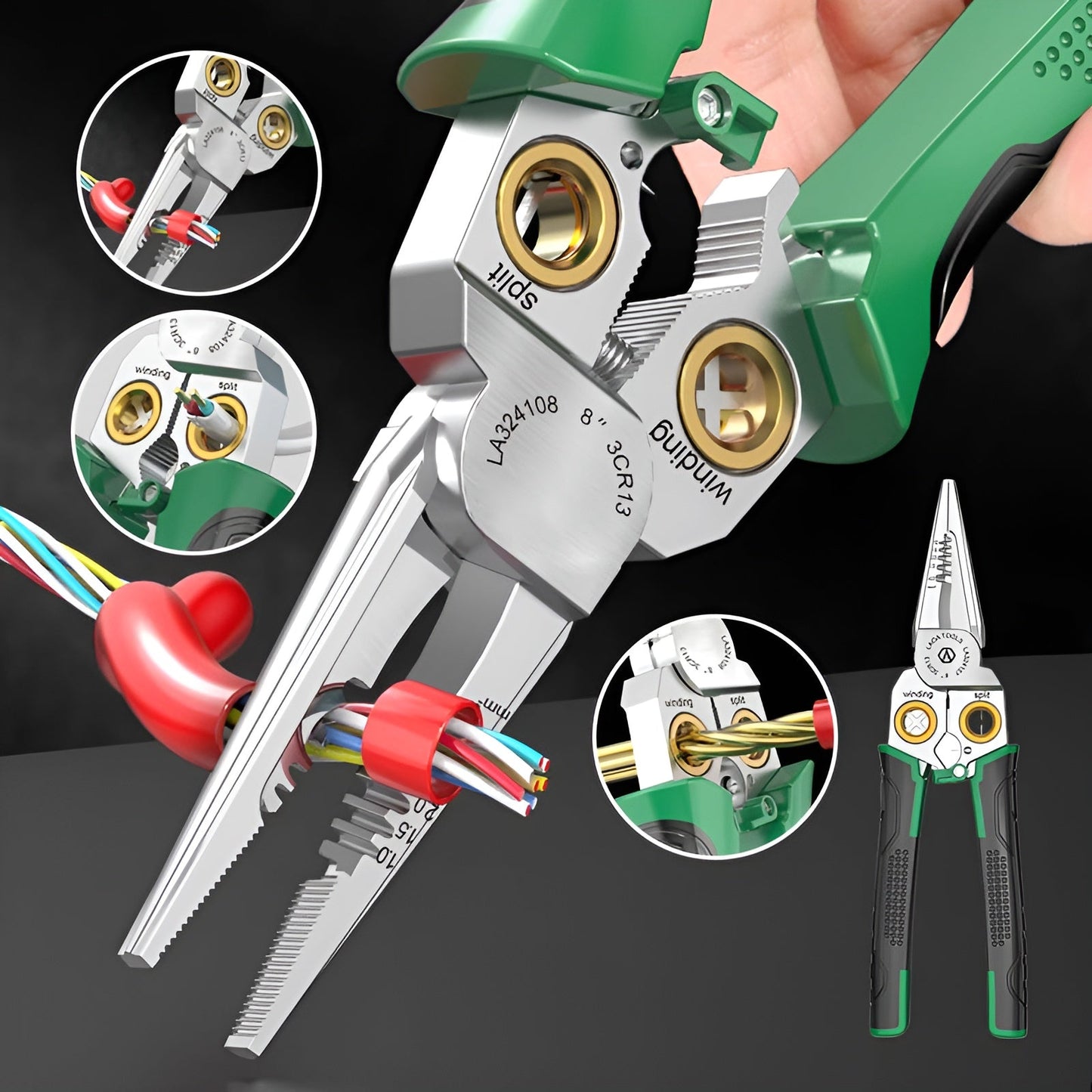 Versatile Wire Stripping Tool for Precision Cuts and Easy Use