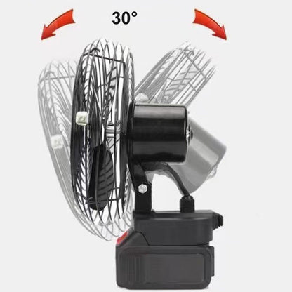 8-Inch Portable Camping Fan with Battery Power for Outdoor Use
