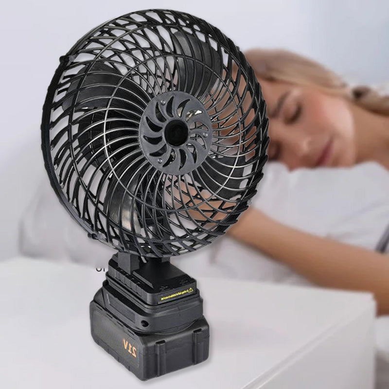 8-Inch Portable Camping Fan with Battery Power for Outdoor Use