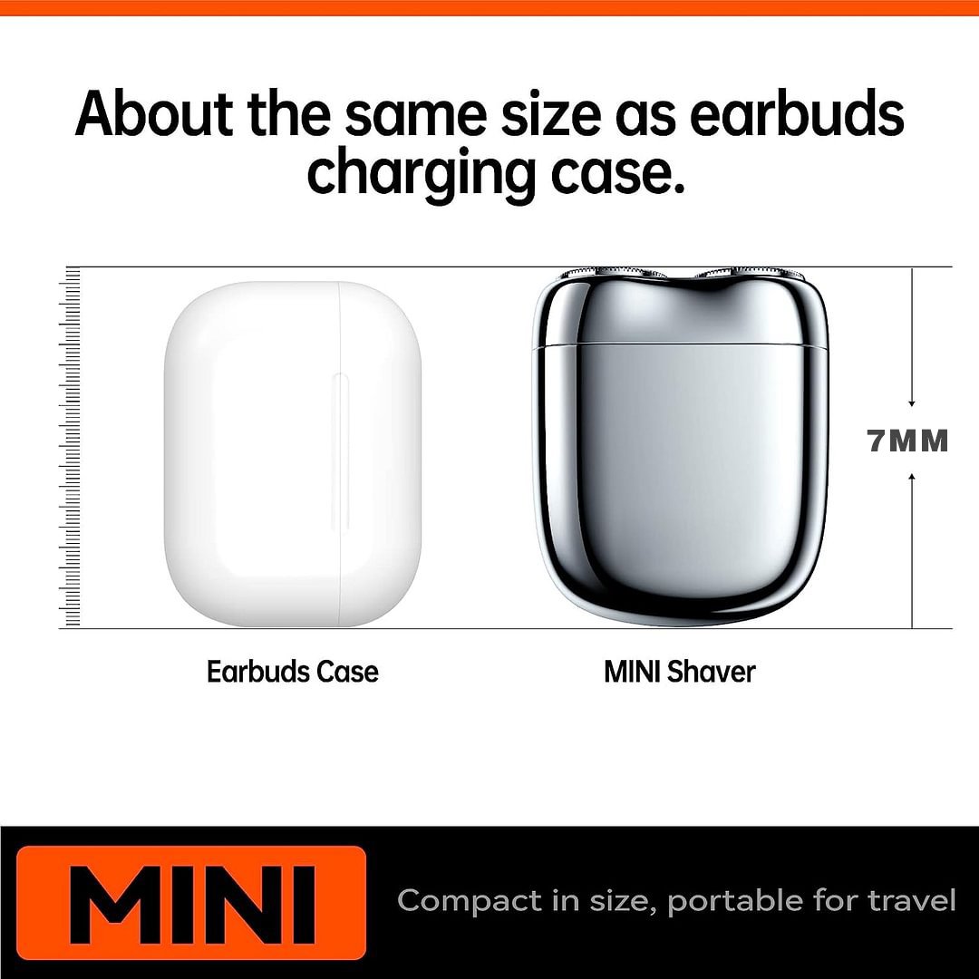 Compact USB Travel Shaver for Effortless Grooming