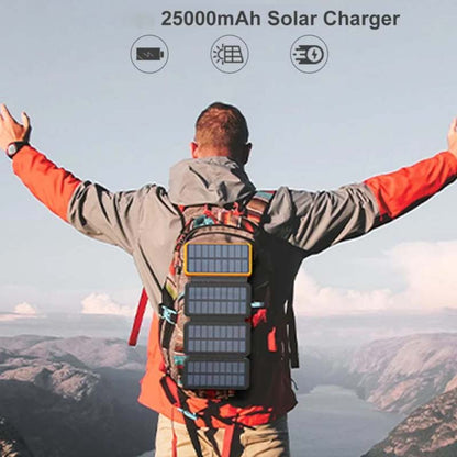 Portable Waterproof Solar Power Bank - Foldable Design
