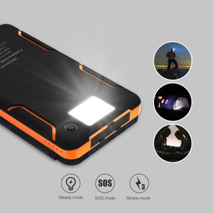 Portable Waterproof Solar Power Bank - Foldable Design