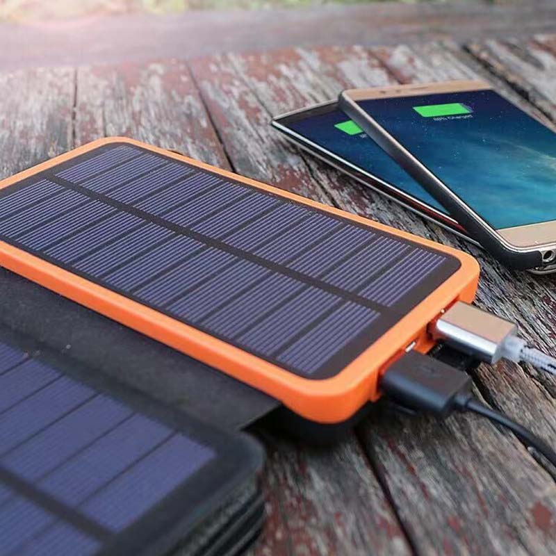 Portable Waterproof Solar Power Bank - Foldable Design